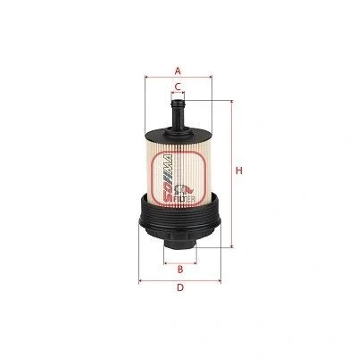 Imagen de SOFIMA S 5285 PE Filtro de aceite Cartucho filtrante ALFA ROMEO: Giulia Berlina, Stelvio