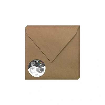 Imagen de Clairefontaine 29003 C paquete de 20 sobres Pollen 16,5 x cm 135 G Kraft marrón