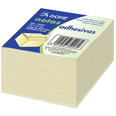 Imagen de Dohe 75007 Pack de 400 cubos notas adhesivas, 75 x mm
