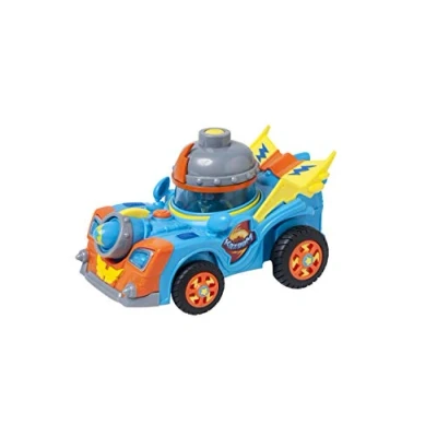 Imagen de Rivals of Kaboom PSTSP112IN50 Secret Spies, Vehículo Kid Kazoom con Cañón, Incluye 1 Figura
