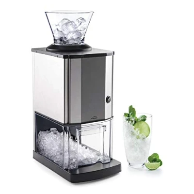 Imagen de Lacor 69313 Picadora de Hielo Pro, 12 kg/h, 80 W, 2&#039;80 L, Acero Inoxidable, Multicolor