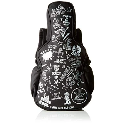 Imagen de SUCK UK Mini Rucksack für Jungen &amp; Mädchen Mochila infantil, 54 cm, Negro (Black/White)