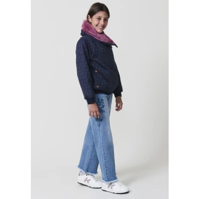 Imagen de Koroshi Sudadera con cremallera, Mujer, Talla: 8 9a, Navy