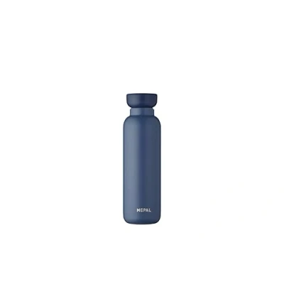 Imagen de Mepal Botella isotérmica Ellipse Agua Termica de Doble Pared para beber Sobre la Marcha 12 horas caliente y 24 fría Acero Inoxidable 500 ml Nordic Denim