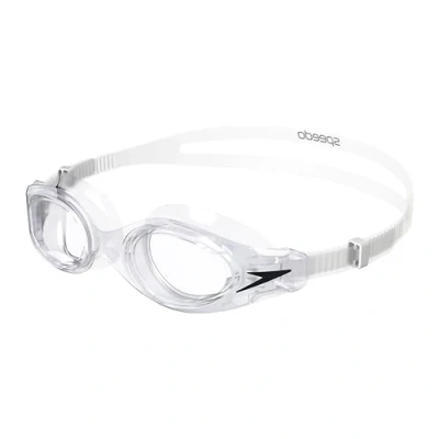 Imagen de Speedo Gafas de natación Hydrosity 2.0, Antivaho, Sin goteos para Unisex Adulto, Transparente/Blanco, One Size