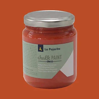 Imagen de La Pajarita 103537 Pintura para Decoración y DIY, Chalk, 1, Naranja Nepal