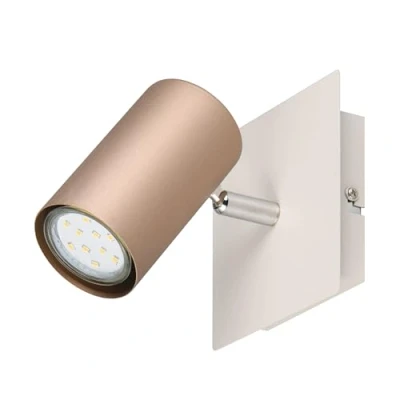 Imagen de Trio Lighting Foco de pared Marley, marrón/gris claro, 12 x cm, metal