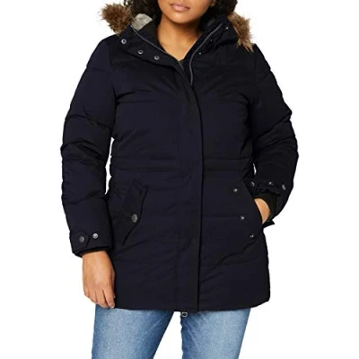 Imagen de G.I.G.A. DX Ventoso WMN Quilted PRK C Parka Funcional con Aspecto de plumón Capucha, Mujer, Azul Oscuro, 34