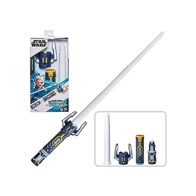 Imagen de Star Wars Lightsaber Forge Ahsoka Tano Juguete Sable de luz Blanco Extensible para niños 4 años en adelante