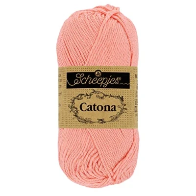 Imagen de Scheepjes Catona Hilo de algodón 264 Light Coral, 1 x 50 g