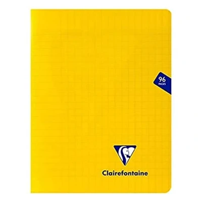 Imagen de mimesys 17 x 22 cm (a cuadros Polypro libreta grapada con 48 hojas amarillo