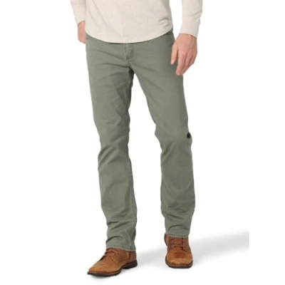 Imagen de Wrangler Authentics Jeans Ajustados de Pierna Recta, Abeto, 36W/34L para Hombre