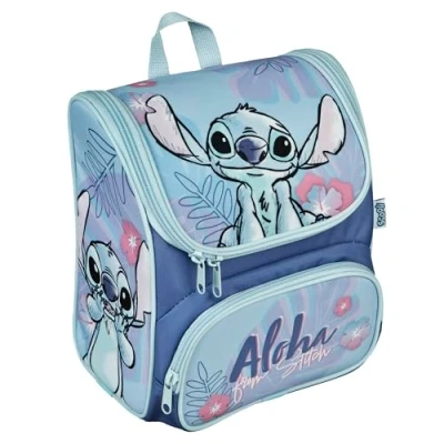 Imagen de Scooli CUTIE mochila preescolar Stitch compartimento principal y bolsillo frontal correas espalda acolchadas Ideal para niños mayores de 3 años
