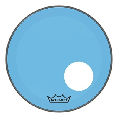 Imagen de Remo Powerstroke 3 Colortone Blue Bass Drum Head Azul, 18&quot; P3 1318 CT BUOH