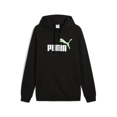 Imagen de PUMA ESS 2 Color No. 1 Logo Hoodie TR, Felpe con Cappuccio Hombre, Black Spring Fern,
