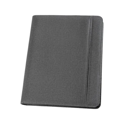 Imagen de Genie München elegante A4 GM IT ultrafina y resistente, nailon estructurado aspecto de piel, incluye bloc notas, con soporte para Tablet/Smartphone