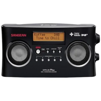 Imagen de Sangean DPR 25PLUS Radio de 2 W (estéreo, DAB, FM), negro