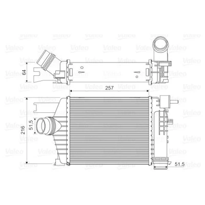 Imagen de VALEO 818343 Intercooler sin válvula EGR RENAULT: CLIO 4, Captur, 3 Kasten, DACIA: Duster SUV, II