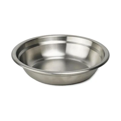 Imagen de Thermobaby Plato hondo de acero inoxidable para niños, ligero, duradero, fácil limpiar, práctico comidas diarias, ideal el hogar y en movimiento, apto lavavajillas