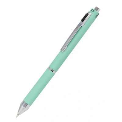 Imagen de Multipen 4 en 1 bolígrafo y lápiz multifunción de metal I 3 x minas azul, negro rojo, mina portaminas, incluye goma borrar, color menta