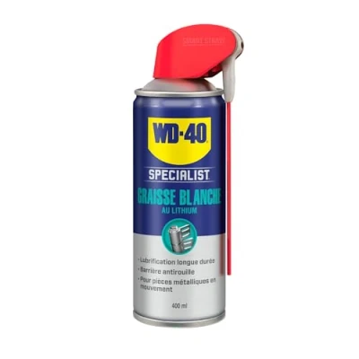 Imagen de WD 40 Specialist 33390 Bote de grasa blanca litio con doble posición (400 ml)