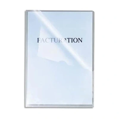 Imagen de Exacompta 5670E Estuche de 100 dossiers en PVC, A4, transparente