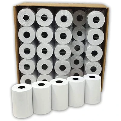 Imagen de 100 de tarjeta crédito calor la bobina 57 x 40 12 m térmicas papel Rodillos tarjetas estándar máquina CEE