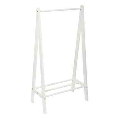 Imagen de Well home perchero infantil de madera color blanco