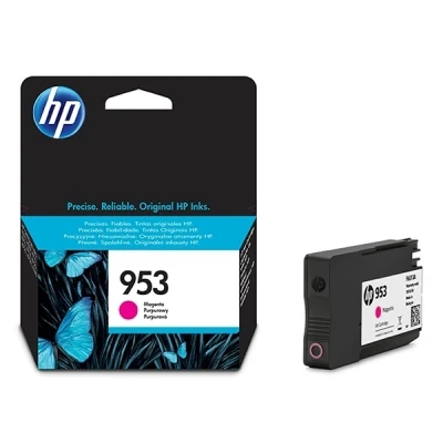 Imagen de Hp 953 Magenta Original Ink Cartridge Cartucho De Tinta Para Impresoras (magenta, Estándar, Hp, 40 60 c, Officejet Pro 8210 8218 8710 Aio 8715 Aio, 5 35 c)