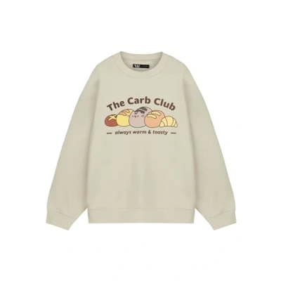 Imagen de Pusheen Sudadera Carb Club Mujer Blanca Acogedor Cuello Redondo con Estampado Lover Ropa Linda del Gato de Internet Jersey cómodo para Regalo mercancía