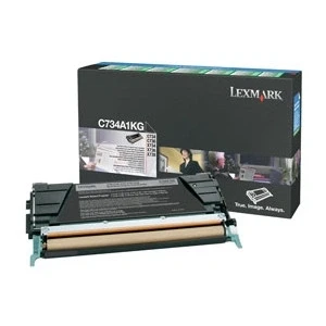 Imagen de Tóner Negro Lexmark C734a1kg Retornable (8000 Pag)
