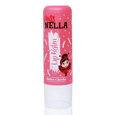 Imagen de Miss Nella BUTTER CHEEKS, pink Hypoallergenic children Lip Balm, Non Toxic Make Up for kids, perfect those with sensitive skin.