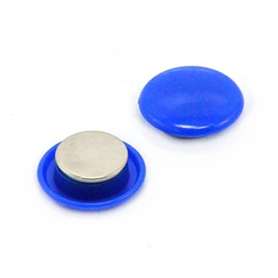 Imagen de first4magnets F4M30ND2 BLUE 2 30 mm de diámetro x 11 alto aviso poder imán planchar/planificación azul (paquete 2)