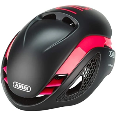 Imagen de ABUS GameChanger Casco de ciclismo contrarreloj aerodinámico con ventilación óptima Para hombre y mujer Rosa, talla S