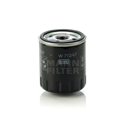 Imagen de MANN FILTER W 712/47 Filtro de aceite M 20 X 1.5 con válvula bloqueo retorno enroscable PEUGEOT: 106 I Hatchback, Partner Combispace