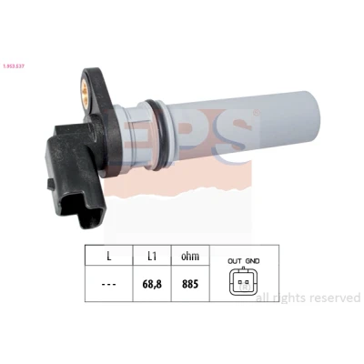 Imagen de FACET 9.0537 Sensor de revoluciones, control del motor Made in Italy OE Equivalent