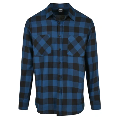 Imagen de Urban Classics Checked Flanell Camisa, Hombre, Talla: 3XL, Blue/black