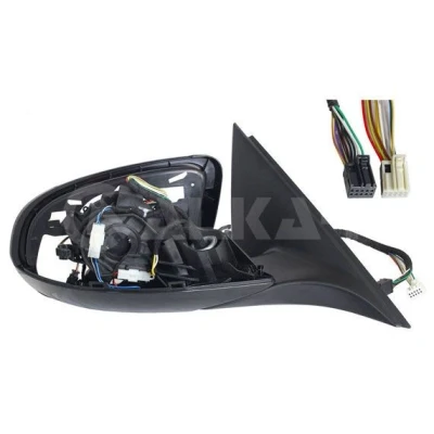 Imagen de Espejo retrovisor Alkar 6360703 sin cubierta derecha eléctrico calefactable, con memoria, abatible eléctricamente, iluminación ambiental para vehí