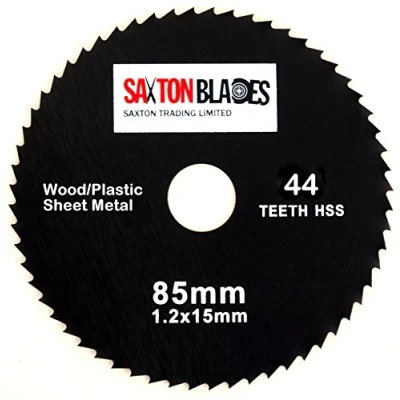 Imagen de Saxton GPB8544T Hoja de sierra circular (acero rápido, 85 mm x 44T, acero rápido)