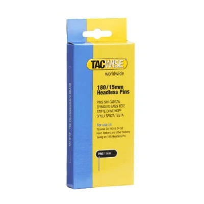 Imagen de TACWISE 0478 Clavos sin cabeza de tipo 180/15 mm, Plateado