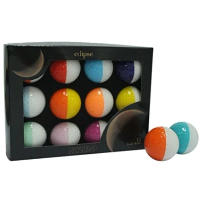 Imagen de Nitro Eclipse Bolas de Golf (12 Unidades), Multicolor