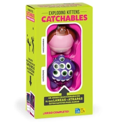 Imagen de Exploding Kittens Catchables 2 Pack 3 Juego De Mesa para Adultos Y Familias Lánzalos Átrapalos Ganar a Partir 8 Años 4 Jugadores 10 Minutos por Partida Español