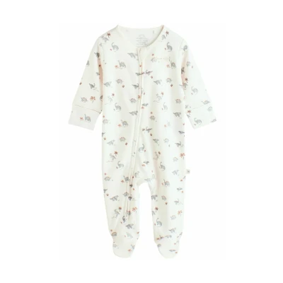 Imagen de Next TWO WAY ZIP 3 PACK Pijama de bebé para niños, Talla: PRE 5lb, Grey