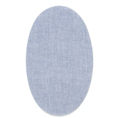 Imagen de 6 rodilleras Tejano Claro termoadhesivas de plancha. Coderas para proteger tu ropa y reparación pantalones, chaquetas, jerseys, camisas. 16 x 10 cm.