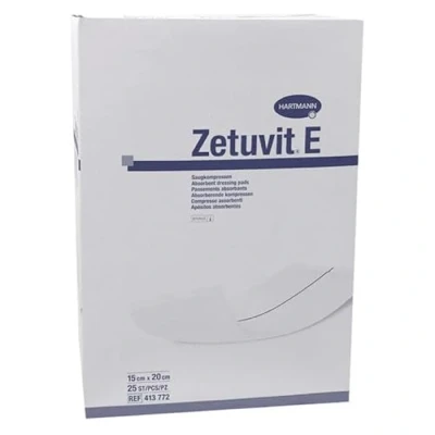 Imagen de Hartmann Zetuvit E Apósitos estériles (15 x 20 cm, 25 unidades)