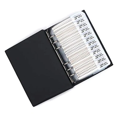 Imagen de DollaTek 1% 1206 Cartella Assorted Resistor SMD (0 ohm 10M Ohm) 170value x 50pcs = 8500pcs Sample Book
