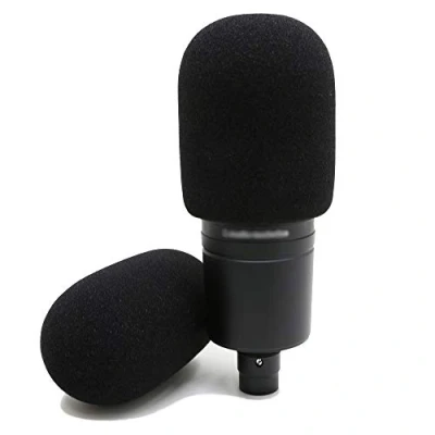 Imagen de AT2020 Pop Filter Espuma Paraviento Micrófono Parabrisas para Audio Technica Condenser como Filtro por YOUSHARES (2 Paquetes)