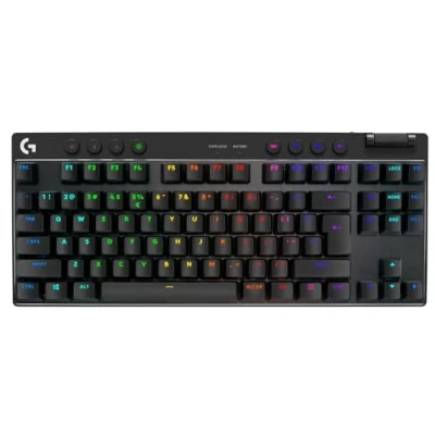 Imagen de Logitech G Pro X TKL Lightspeed, Teclado inalámbrico para Gaming Negro US INT&#039;L Tactile
