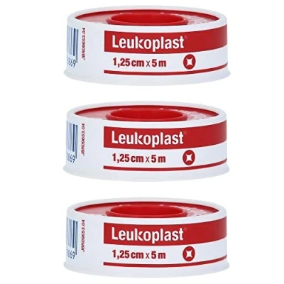 Imagen de Leukoplast Esparadrapo clásico Cinta médica de alta adherencia fijación apósitos para heridas 1 unidad
