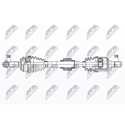 Imagen de Semi eje NTY NPW KA 396